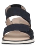 Caprice Leren sleehaksandalen donkerblauw