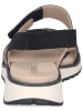 Caprice Leren sleehaksandalen donkerblauw