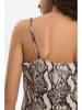 NÜMPH Top "Nuvictoria" in Beige/ Schwarz