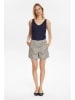 NÜMPH Shorts "Numosha" in Creme/ Schwarz