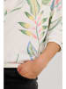 NÜMPH Longsleeve "Nubrighead" in Creme/ Grün
