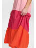 NÜMPH Kleid "Nupromise" in Weiß/ Rosa/ Rot