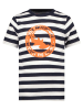 Tygo & Vito Shirt "Dennis" wit/donkerblauw