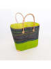Le Comptoir de la Plage Strandtas "Tsivory" groen - (B)36 x (H)38 x (D)26 cm