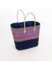 Le Comptoir de la Plage Strandtas "Tsivory" donkerblauw - (B)36 x (H)38 x (D)26 cm