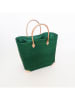 Le Comptoir de la Plage Strandtas "Tamatave" groen - (B)38 x (H)38 x (D)20 cm