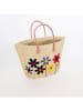 Le Comptoir de la Plage Strandtasche "Majunga" in Creme/ Bunt - (B)34 x (H)40 x (T)14 cm