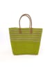 Le Comptoir de la Plage Strandtasche "Amoroni" in Grün - (B)45 x (H)35 x (T)20 cm