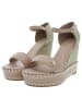 U.S. Polo Assn. Keilsandaletten in Beige
