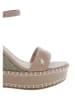 U.S. Polo Assn. Keilsandaletten in Beige