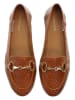 U.S. Polo Assn. Leder-Mokassins in Hellbraun