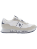U.S. Polo Assn. Leder-Sneakers in Weiß/ Beige
