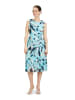 BETTY & CO Kleid in Weiß/ Türkis/ Schwarz