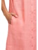 BETTY & CO Leinen-Kleid in Rosa
