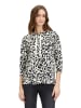 Betty Barclay Sweatshirt in Weiß/ Schwarz