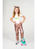 B.Nosy Broek "Pem" lichtroze/goudkleurig