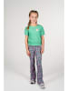 B.Nosy Uitlopende leggings "Pepper" groen/lichtroze