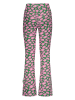 B.Nosy Uitlopende leggings "Pepper" groen/lichtroze