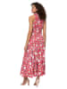 Aller Simplement Kleid in Pink/ Weiß