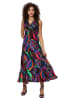 Aller Simplement Kleid in Schwarz/ Bunt
