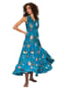 Aller Simplement Kleid in Blau/ Bunt