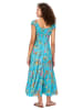 Aller Simplement Kleid in Türkis/ Bunt