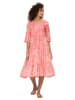 Aller Simplement Kleid in Pink/ Beige