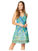 Aller Simplement Jurk blauw/groen