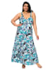 Aller Simplement Kleid in Weiß/ Blau