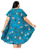Aller Simplement Kleid in Blau/ Bunt