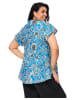 Aller Simplement Bluse in Blau/ Weiß
