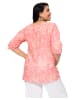 Aller Simplement Bluse in Pink/ Creme