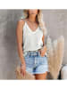 Milan Kiss Stricktop in Creme