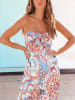 Milan Kiss Jumpsuit in Bunt/ Hellblau