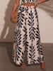 Milan Kiss Marlenebroek beige/donkerblauw