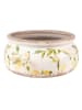 Clayre & Eef Bloempot beige/geel - (H)10 x Ø 23 cm
