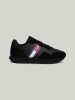 Tommy Hilfiger Shoes Leder-Sneakers in Schwarz