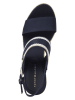 Tommy Hilfiger Shoes Keilsandaletten in Dunkelblau
