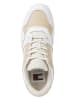 Tommy Hilfiger Leder-Sneakers in Weiß/ Beige