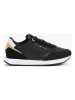 Tommy Hilfiger Shoes Leder-Sneakers in Schwarz
