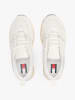 Tommy Hilfiger Leder-Sneakers in Creme