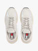 Tommy Hilfiger Leder-Sneakers in Creme
