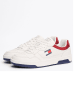 Tommy Hilfiger Leder-Sneakers in Creme