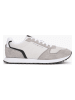 Tommy Hilfiger Shoes Leder-Sneakers in Grau/ Beige