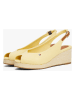 Tommy Hilfiger Shoes Keilpeeptoes in Gelb
