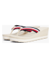 Tommy Hilfiger Shoes Keilzehentrenner in Beige/ Rot