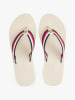 Tommy Hilfiger Shoes Keilzehentrenner in Beige/ Rot