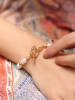 L'Atelier de Gaia Vergulde armband met parels