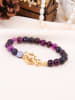 L'Atelier de Gaia Vergulde armband met edelstenen