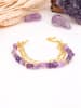 L'Atelier de Gaia Vergold. Armkette mit Edelsteinen